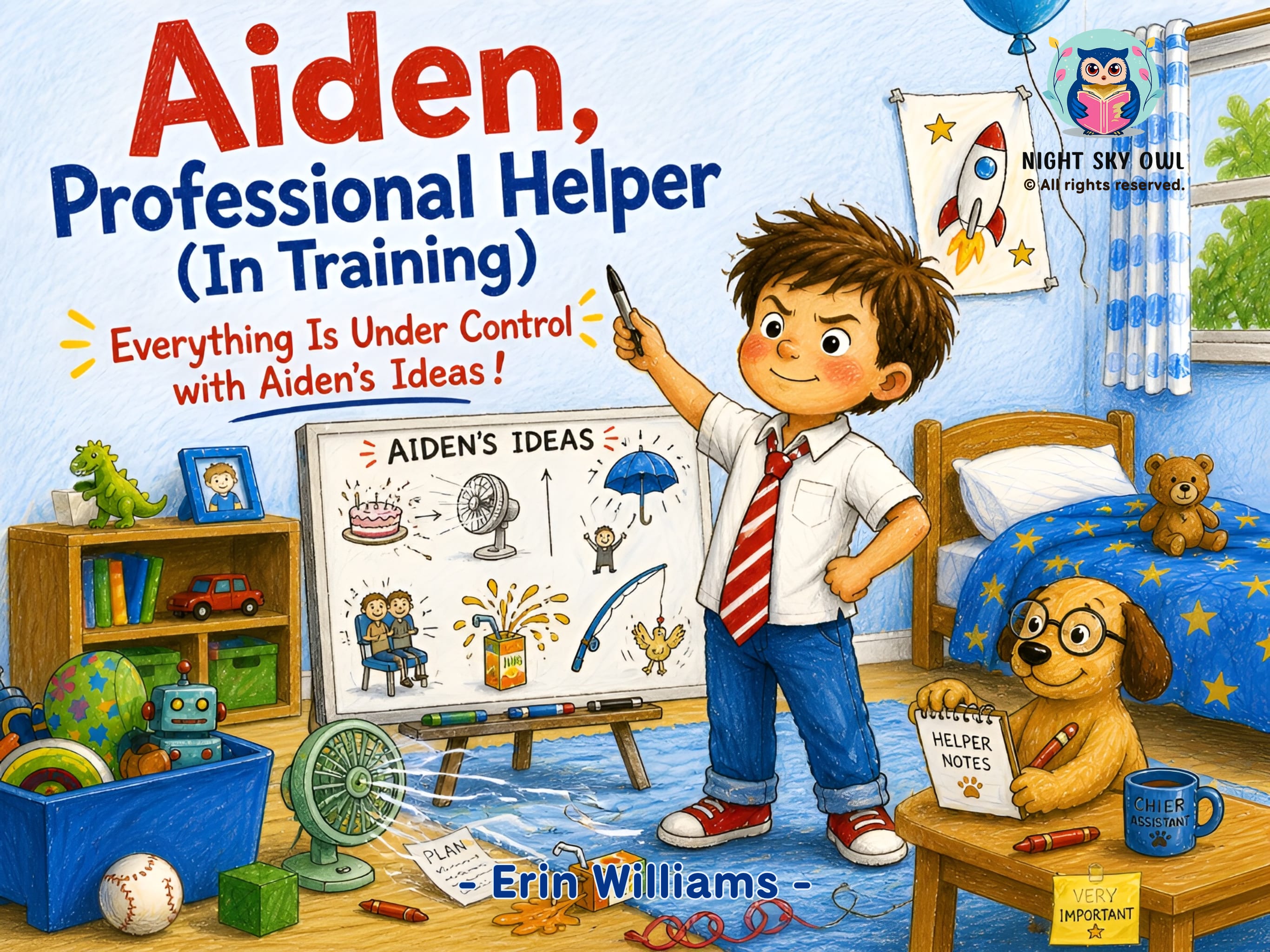Front cover of the book Aiden, Professional Helper (In Training)