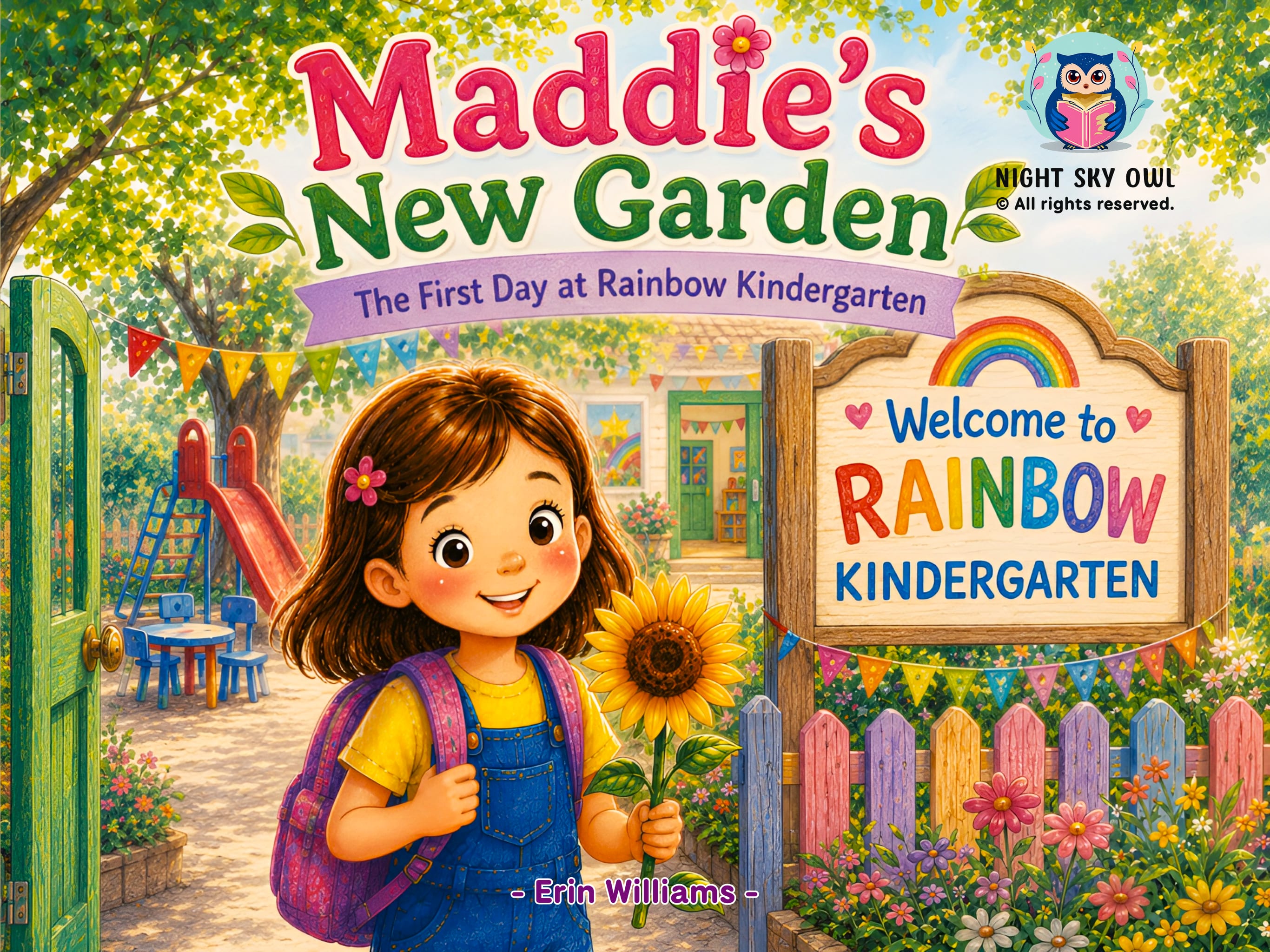 Front cover of the book Maddie’s New Garden