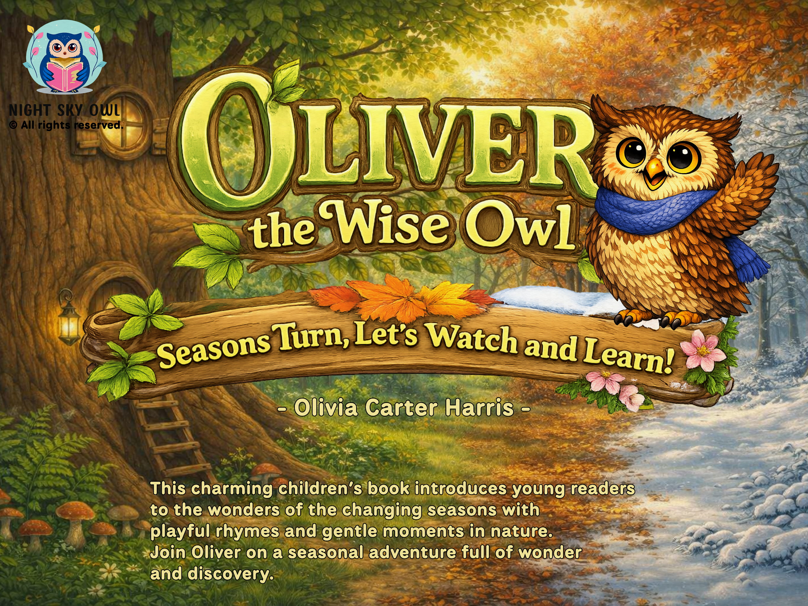 Cover of Oliver the Wise Owl by Olivia Carter Harris