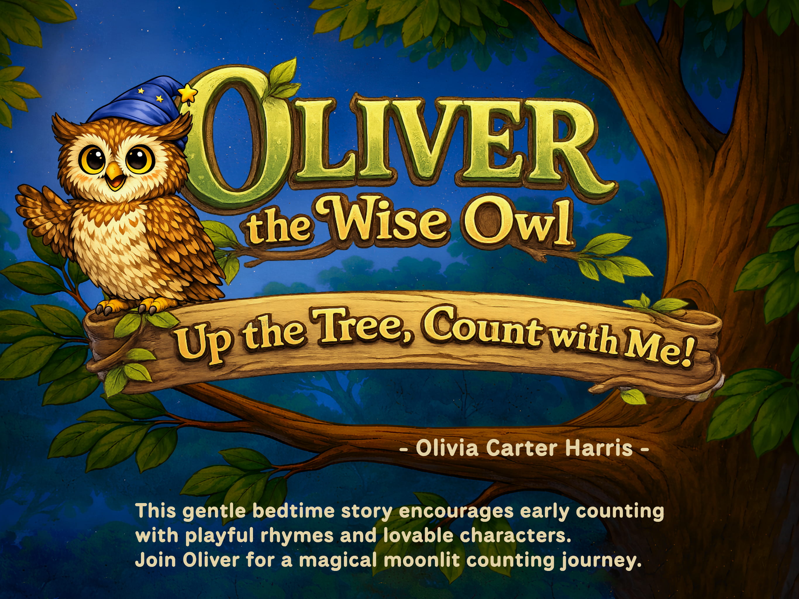 Cover of Oliver the Wise Owl by Olivia Carter Harris