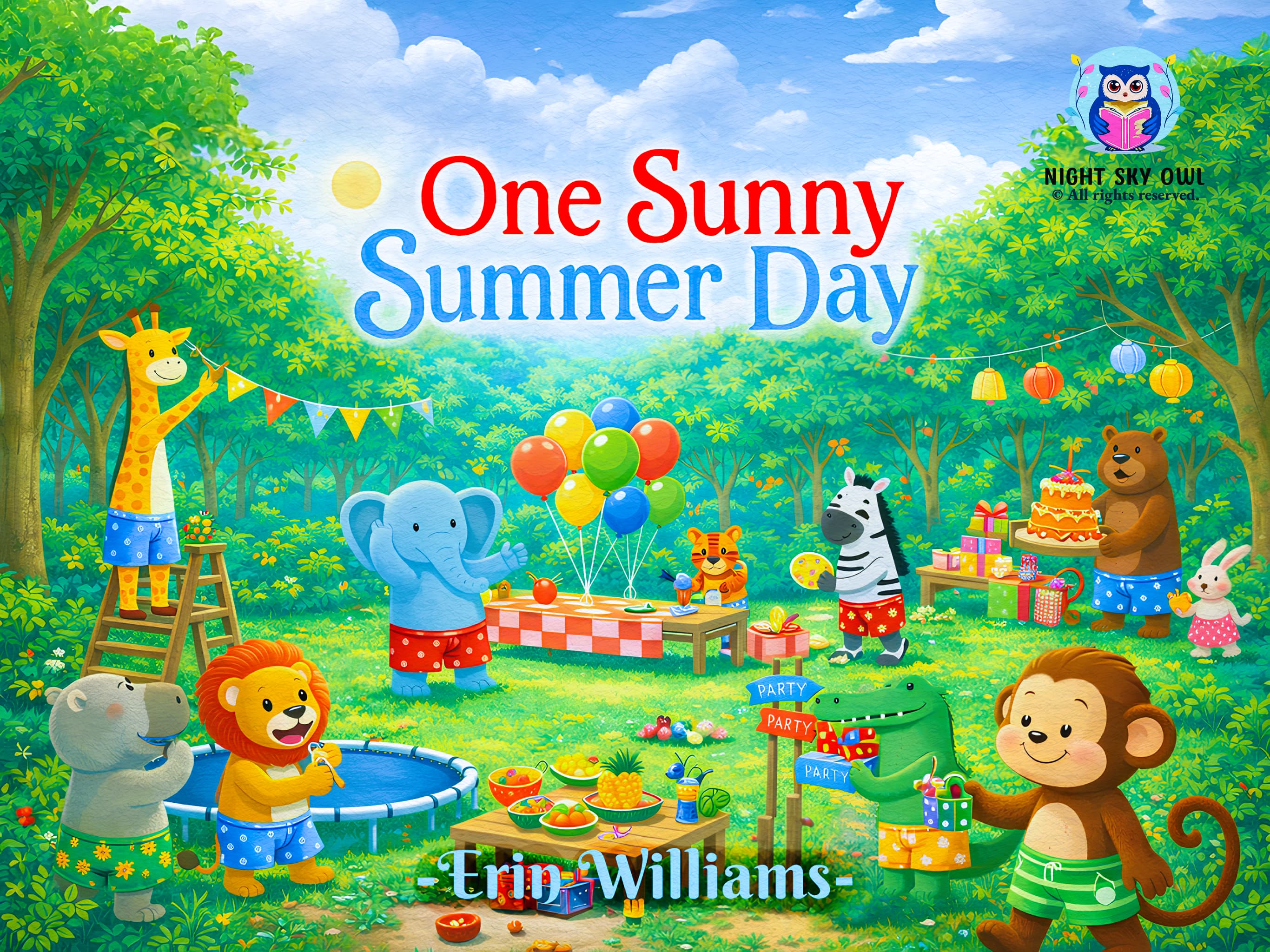 Front cover of the book One Sunny Summer Day