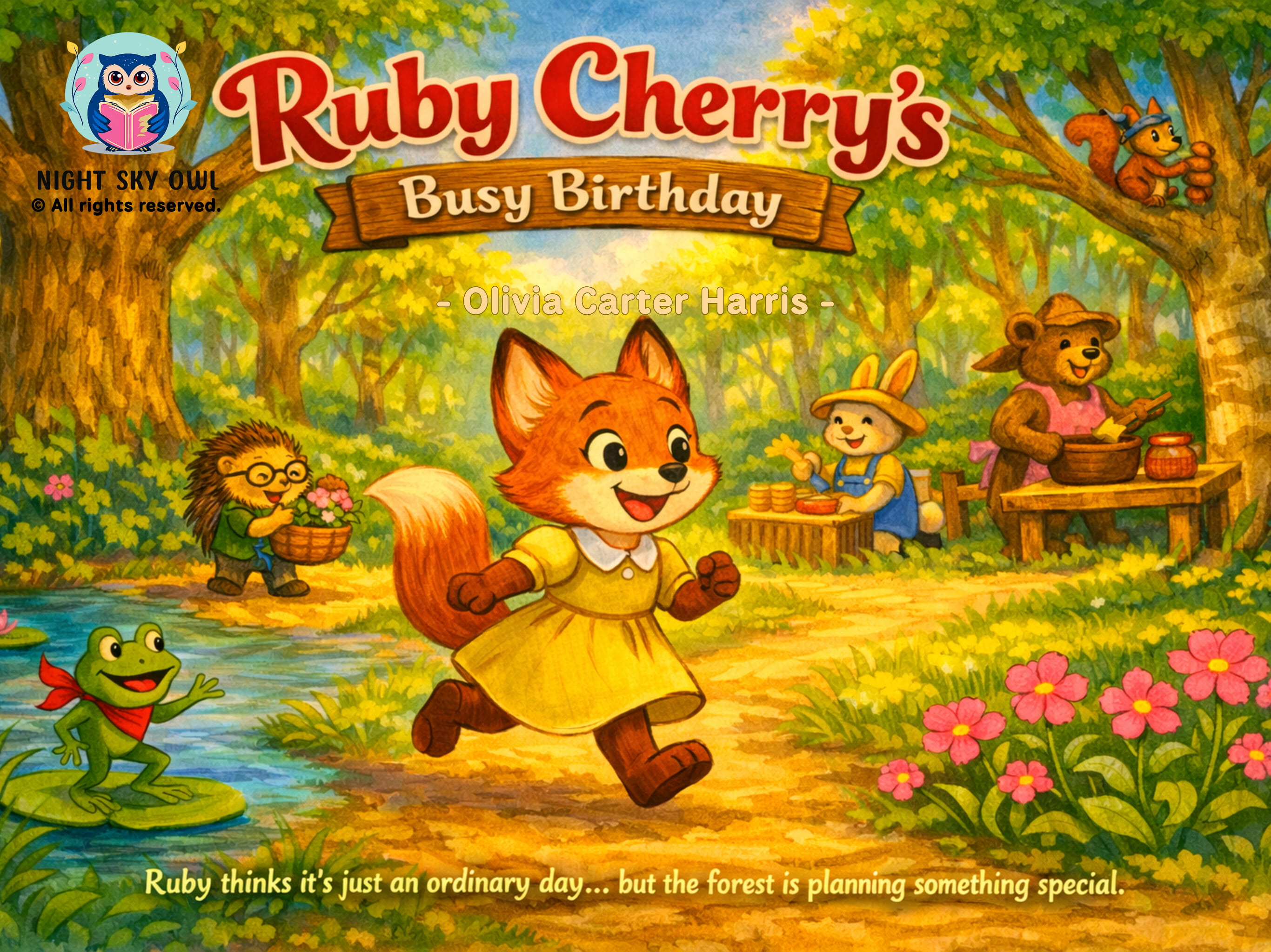 Cover of Ruby Cherry's - Busy Birthday by Olivia Carter Harris