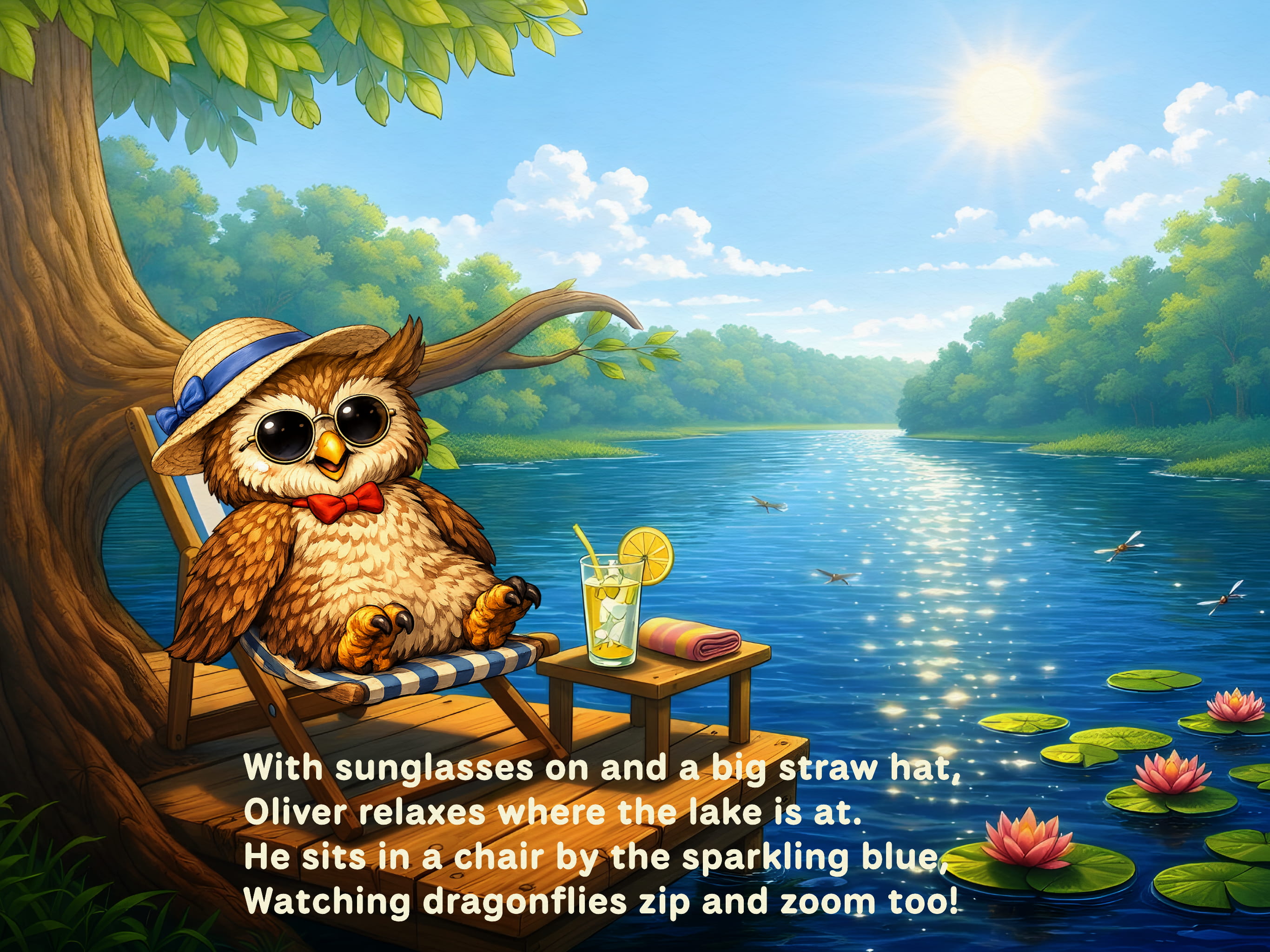 Page 2 of Oliver the Wise Owl