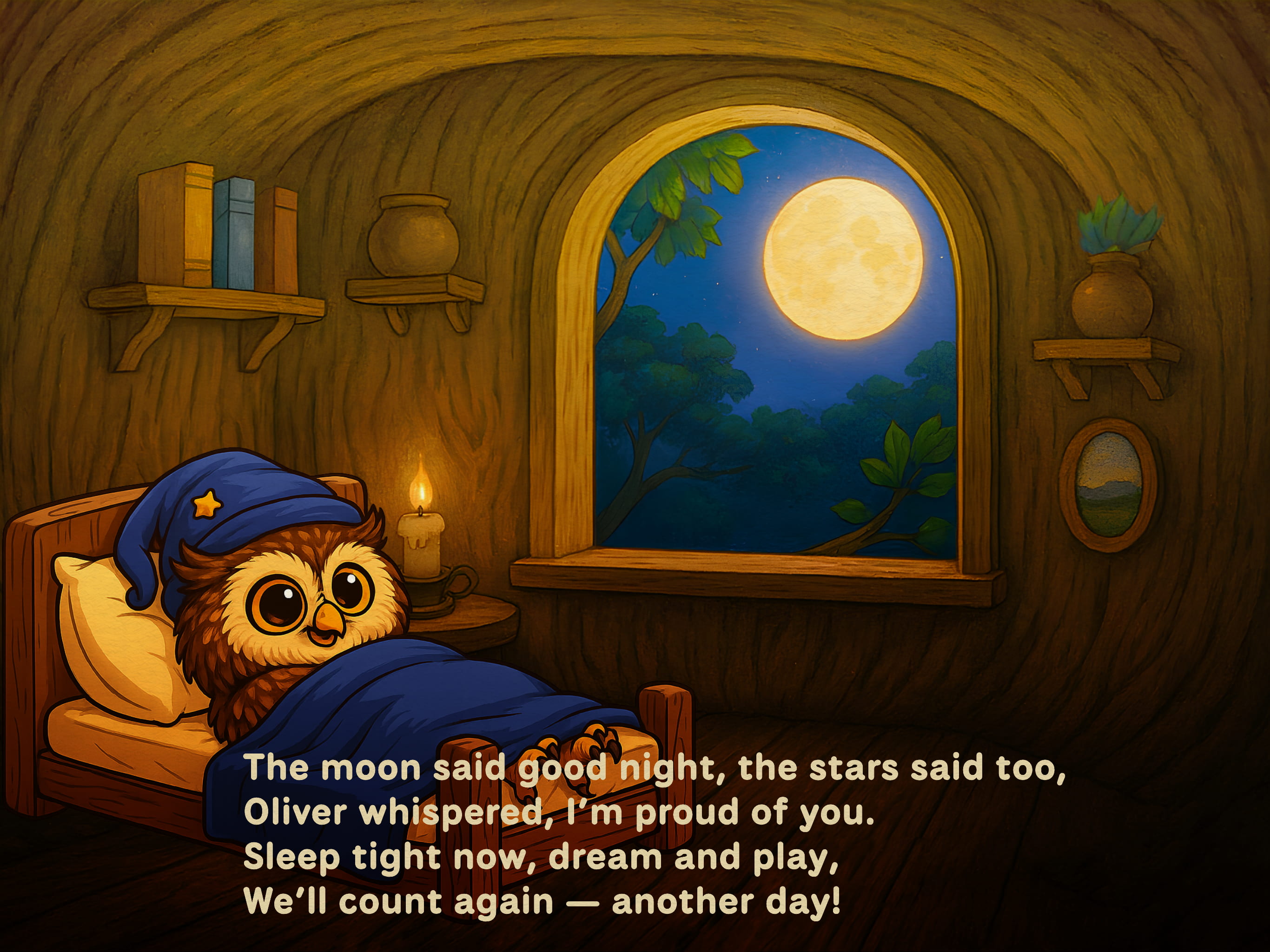 Page 4 of Oliver the Wise Owl