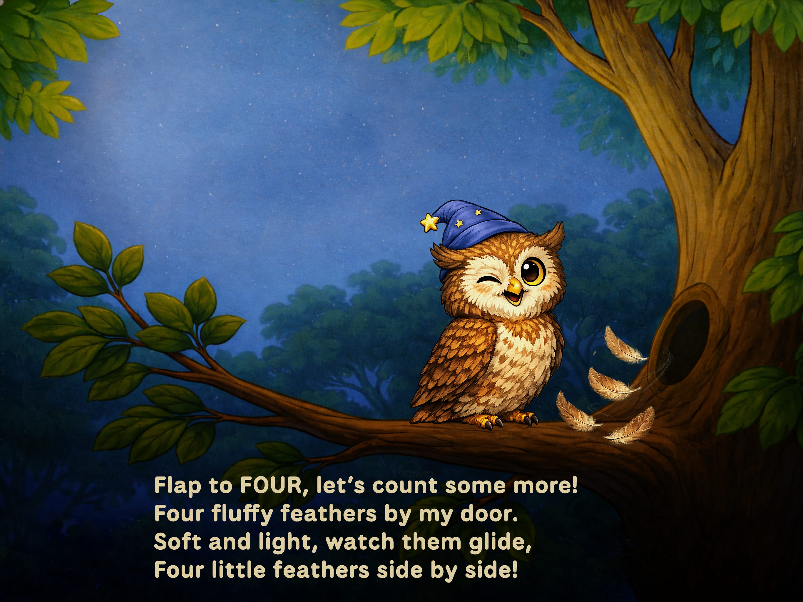 Page 3 of Oliver the Wise Owl