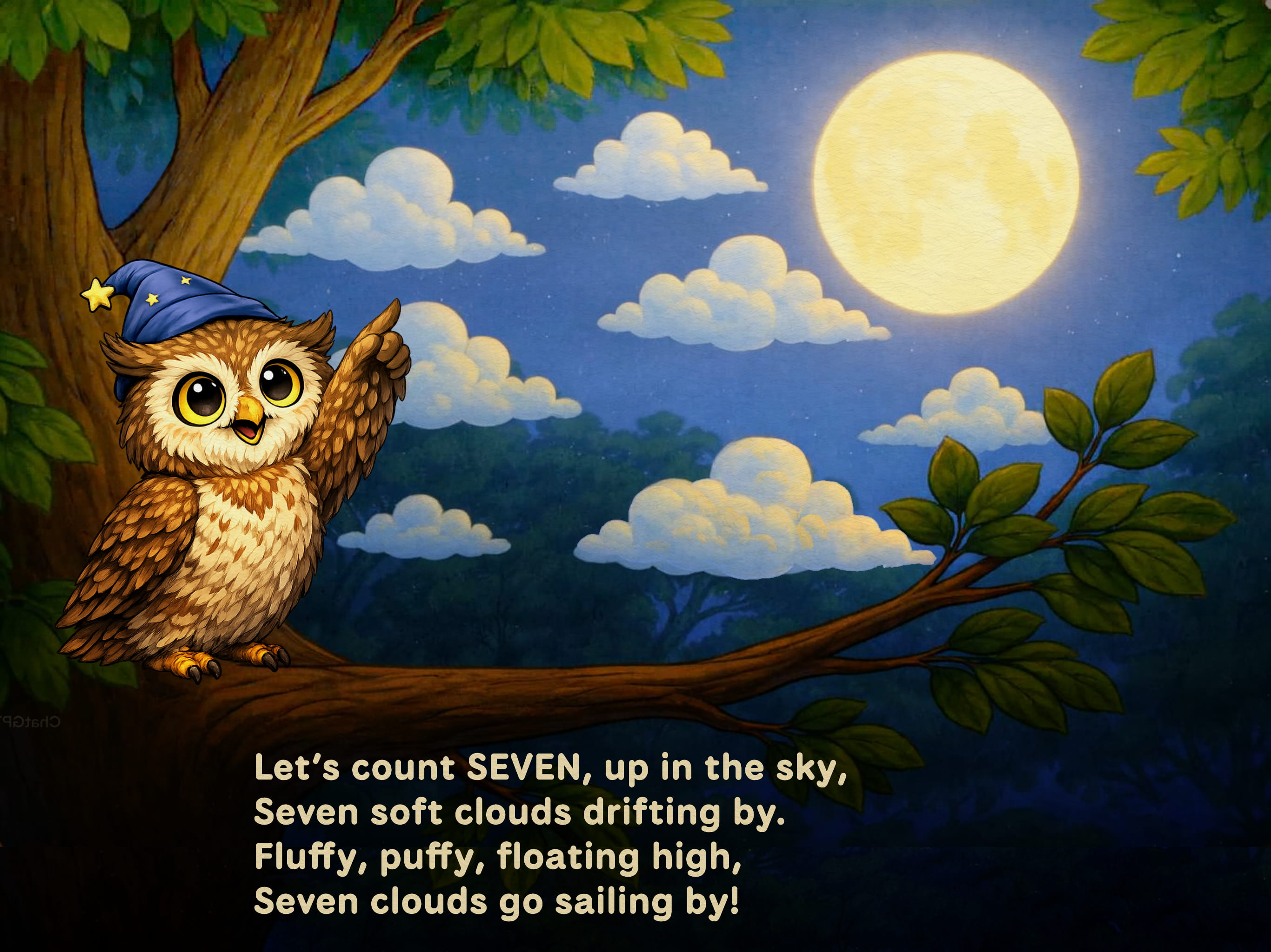 Page 1 of Oliver the Wise Owl