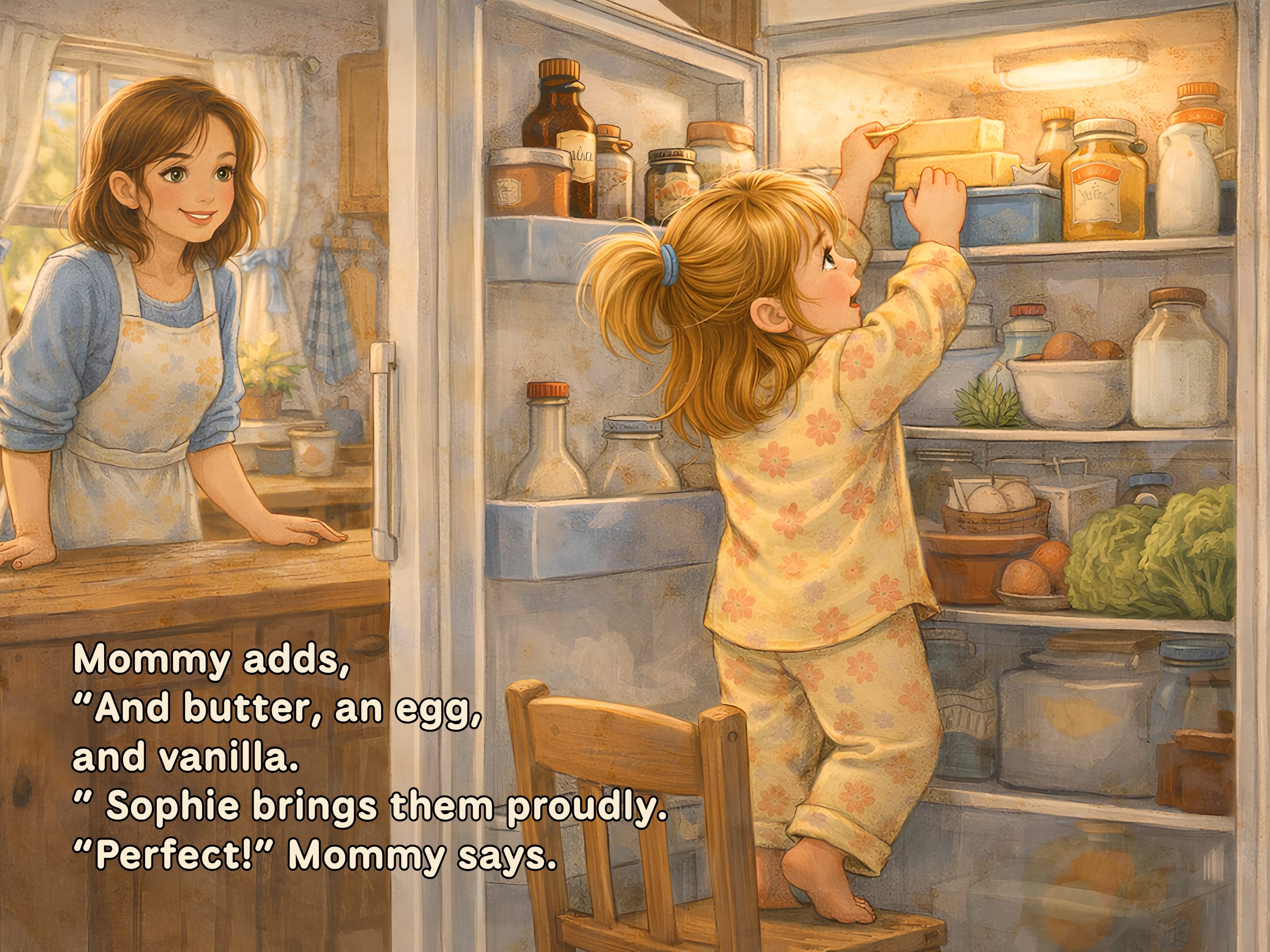 Page 2 of Sophie and Mommy Bake Cookies