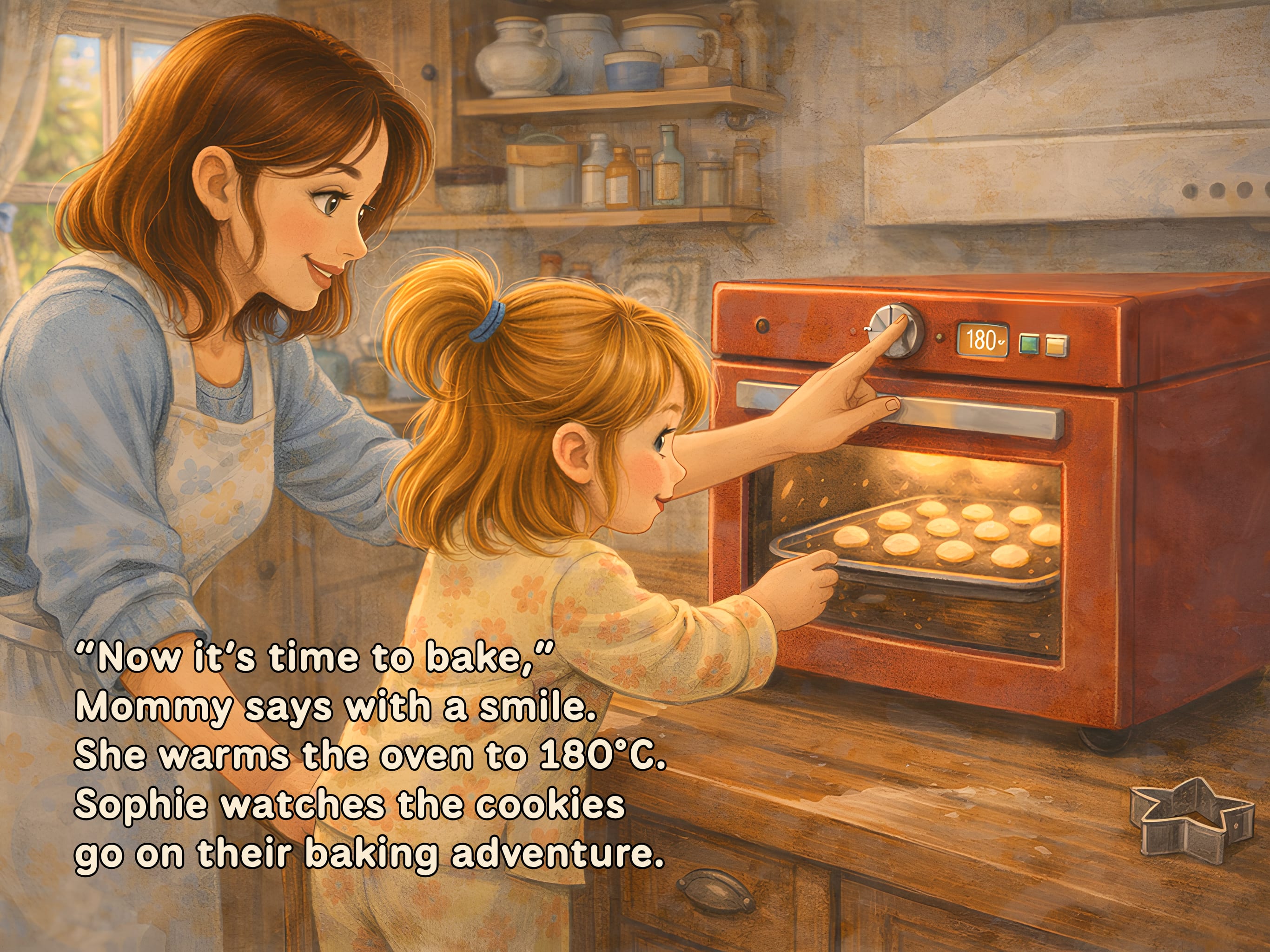 Page 3 of Sophie and Mommy Bake Cookies